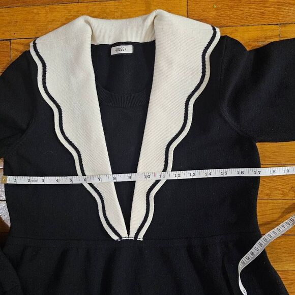 Kuose Women's Knit Sweater Dress Black Size Large - Picture 5 of 9